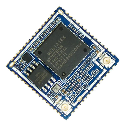 Chip: MT7628DAN 2T2R 2.4G 300M 23.5*23.2mm