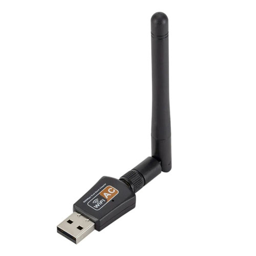WiFi Dongle: Chip RTL8811 600Mpbs 2.4G+5.8GHz USB 