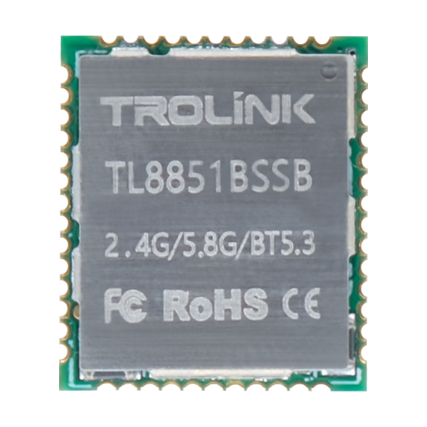 Chip: RTL8851BS-CG  1T1R 2.4+5.8G 600M SDIO 13*15m