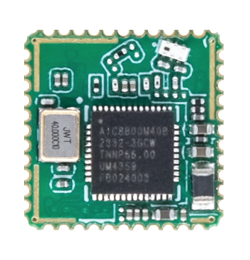 Chip: AIC8800M40B 2T2R USB SDIO 2.4G+5.8G 12*12mm 